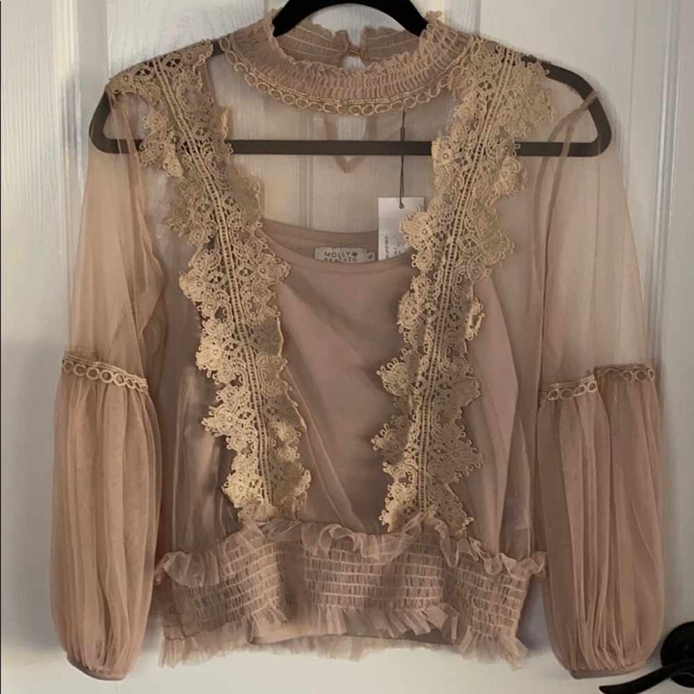 Molly Bracken x Apricot Lane Blouse with Cami